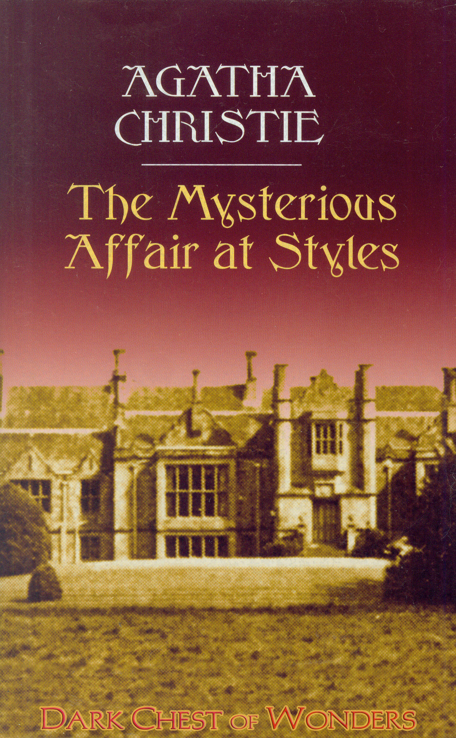 The Mysterious Affair At Styles By Agatha Christie Dark